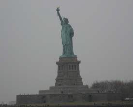 Times Square New Years Statue